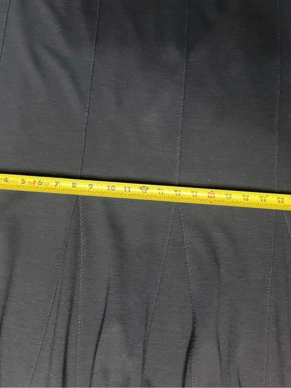 EILEEN FISHER Womens Long Black Trumpet Skirt Italian Wool Blend Flare Maxi L - Picture 14 of 15